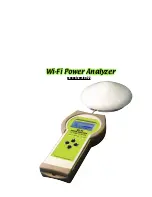 Предварительный просмотр 1 страницы Berkeley Varitronics Systems Wi-Fi Power Analyzer Manual