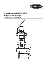 Berkeley B-AG3 Series Installation And Service Manual предпросмотр