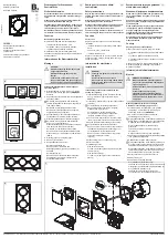 Berker 101089 Series Assembly Instructions предпросмотр