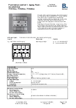 Berker 751616 Series Technical Documentation Manual preview