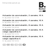 Preview for 81 page of Berker 7531 20 08 Operating Instructions Manual