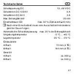 Предварительный просмотр 27 страницы Berker 7531 40 18 Operating Instructions Manual