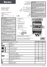 Предварительный просмотр 3 страницы Berker 75316102 Quick Start Manual