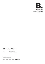 Preview for 73 page of Berker 7574 00 Operating Instructions Manual