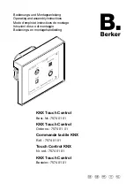 Berker 7574 01 01 Operating And Assembly Instructions Manual preview