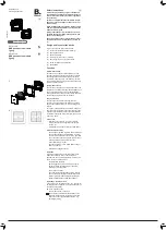 Предварительный просмотр 1 страницы Berker 8014 11 x0 Series Operating And Assembly Instructions