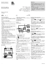 Предварительный просмотр 1 страницы Berker DALI 75710015 KNX Operation Instructions