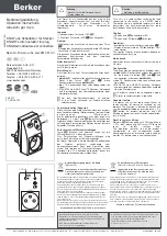 Предварительный просмотр 1 страницы Berker KNX Series Quick Start Manual