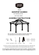 Berkley Jensen 185650 Assembly Instructions Manual предпросмотр