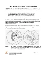 Preview for 10 page of Berkline 2450425 Product Assembly Instructions