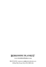 Предварительный просмотр 24 страницы Berkshire Blanket Doble Operating Instructions Manual