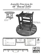 Preview for 1 page of Berlin Gardens GCDT0048D Assembly Directions