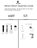 Preview for 1 page of Berlin Gardens Harbor Bench 44 Assembly Manual