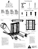 Preview for 1 page of Berlin Gardens Mathew Chat Counter Assembly Manual