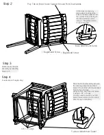 Preview for 2 page of Berlin Gardens Mathew Chat Counter Assembly Manual