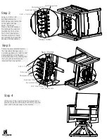 Preview for 3 page of Berlin Gardens Mathew Sling Dining Arm Chair MHSDAC2236 Assembly Manual