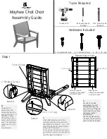 Preview for 1 page of Berlin Gardens Mayhew Chat Chair Assembly Manual