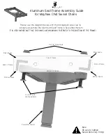 Preview for 3 page of Berlin Gardens Mayhew Chat Counter Assembly Manual