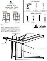 Berlin Gardens Mayhew Sling Counter Assembly Manual preview