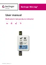 Preview for 1 page of berlinger Mini-tag User Manual