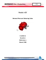 Preview for 50 page of BERMAD 400E-Y Installation, Operation And Maintanance Manual