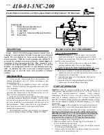 Предварительный просмотр 1 страницы BERMAD 410-01-3NC-200 Quick Start Manual