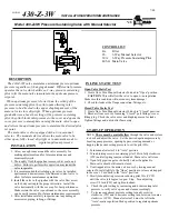 Предварительный просмотр 1 страницы BERMAD 430-Z-3W Installation Operation & Maintenance