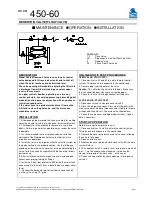 Предварительный просмотр 1 страницы BERMAD 450-60 Manual