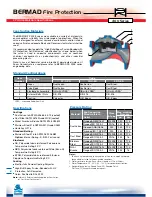 Preview for 2 page of BERMAD FP 400E Installation Operation & Maintenance