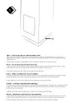 Preview for 3 page of Bermar LE VERRE DE VIN tower Installation Instructions Manual