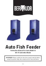 Preview for 1 page of Bermuda Auto Fish Feeder Instruction Manual