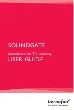 Preview for 1 page of Bernafon SOUNDGATE User Manual