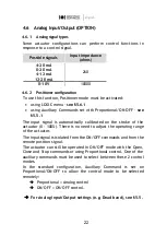 Preview for 22 page of Bernard Controls AT LOGIC v2 Startup Manual