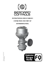 Bernard Controls Gamme FQ Series Instructions For Start-Up предпросмотр