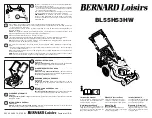 BERNARD Loisirs BL55H53HW Instruction Manual preview