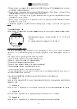 Предварительный просмотр 13 страницы Bernard Integral+ Commissioning Instructions