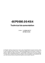 Bernecker + Rainer 4XP0000.00-K64 Technical Documentation Manual предпросмотр