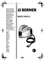 Preview for 2 page of Berner 034301 Operating Instructions Manual