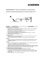 Preview for 30 page of Berner 052872 Instruction Manual/Safety Instruction