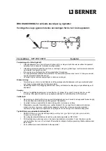 Preview for 34 page of Berner 052872 Instruction Manual/Safety Instruction