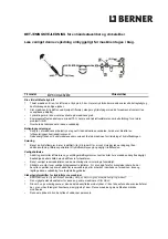 Preview for 38 page of Berner 052872 Instruction Manual/Safety Instruction