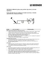 Preview for 42 page of Berner 052872 Instruction Manual/Safety Instruction