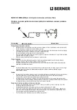 Preview for 50 page of Berner 052872 Instruction Manual/Safety Instruction