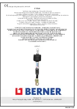 Предварительный просмотр 1 страницы Berner 185165 Operating Instructions Manual