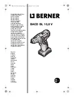 Предварительный просмотр 1 страницы Berner 215871 Original Instructions Manual