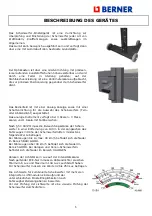 Предварительный просмотр 6 страницы Berner 239839 Manual For Use And Maintenance