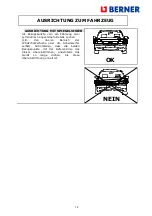 Предварительный просмотр 13 страницы Berner 239839 Manual For Use And Maintenance