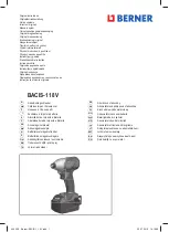 Предварительный просмотр 1 страницы Berner 241993 Original Instructions Manual