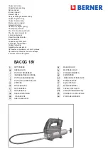 Preview for 1 page of Berner 242000 Original Instructions Manual