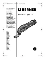 Berner 243730 Original Instructions Manual preview